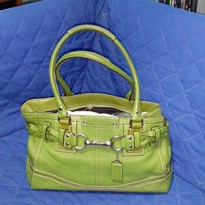 Coach Green Purse